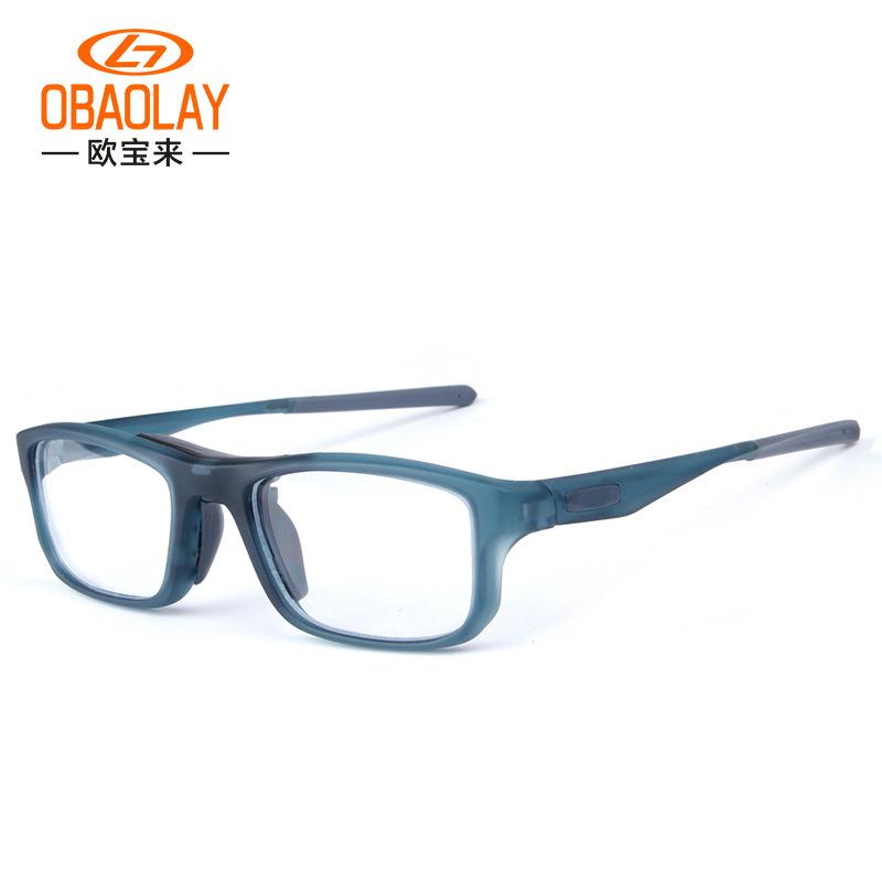 Oubao European and American style sports polarized sunglasses Basketball sports glasses, anti-explosion and anti-impact basketball and football Transparent Gray