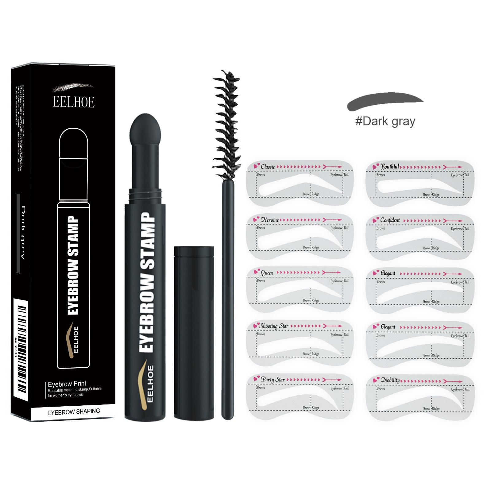 

EELHOE Eyebrow Stamp Kit: Simple, Natural Brows with Beginner-Friendly Stencils and Pencils
