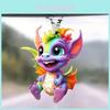 Dragon Acrylic Decorative Hanging Pendant For Car Interior Mirror With Cartoon Style