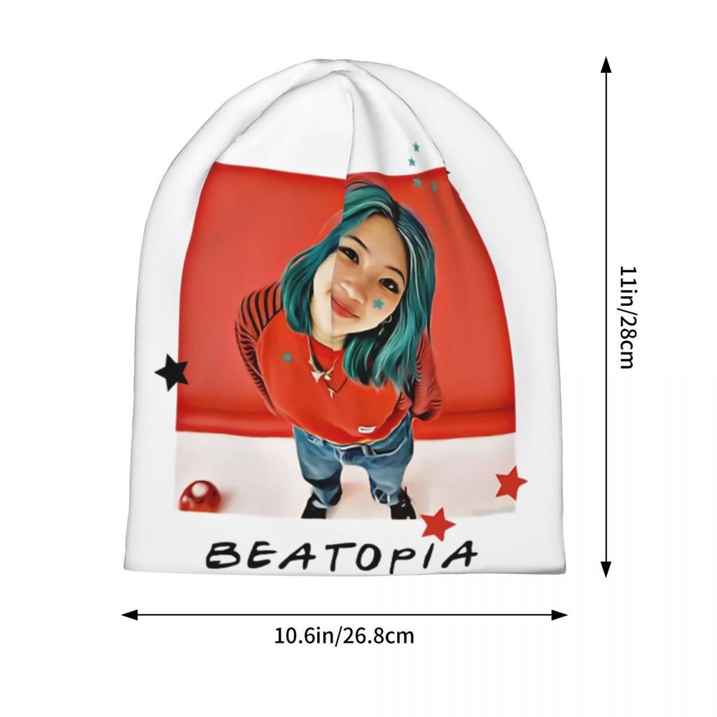 Beabadoobee Music Girl Bonnet Hat Goth Outdoor Skullies Beanies Hat Unisexs Womens Warm Dualuse Cap