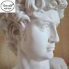 15cm European-Style David Resin Bust Statue - Nordic Decorative Figurine