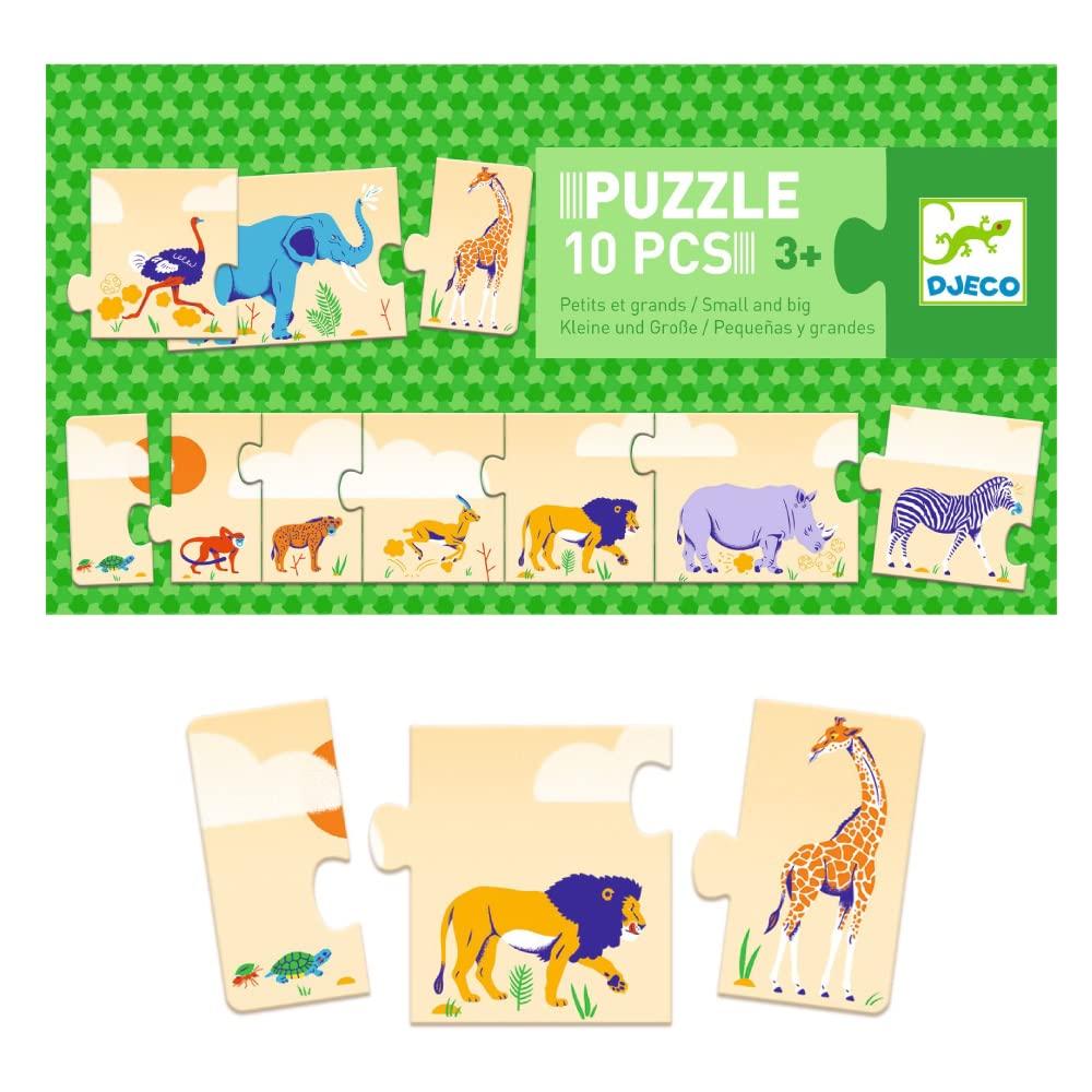 

Educational Toy Puzzle for Ages 3 and Up, Jigsaw Puzzle, Large Puzzle, Educational Puzzle, Order, Observation, Picture Matching, Animal Puzzle,