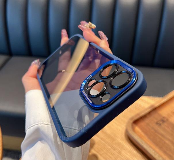 Applicable To iPhone11 Skin-sensitive Magnetic Charging Mobile Phone Case Apple 11promax Metal Lens Ring Protective Case 11