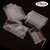 Transparent Price Tag Stand Accessories 25pcs Plastic Display Holder Racks