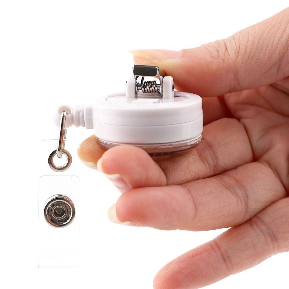 Card Clip Keys Lanyard Name Card Holder Nurse Badge Holder ID Card Clips Retractable Badge Reel