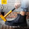 Steel Toe Work Boots for Men Leather Work Shoes Waterproof Safety Shoes Industrial Construction Protective Shoes with Metal Toe