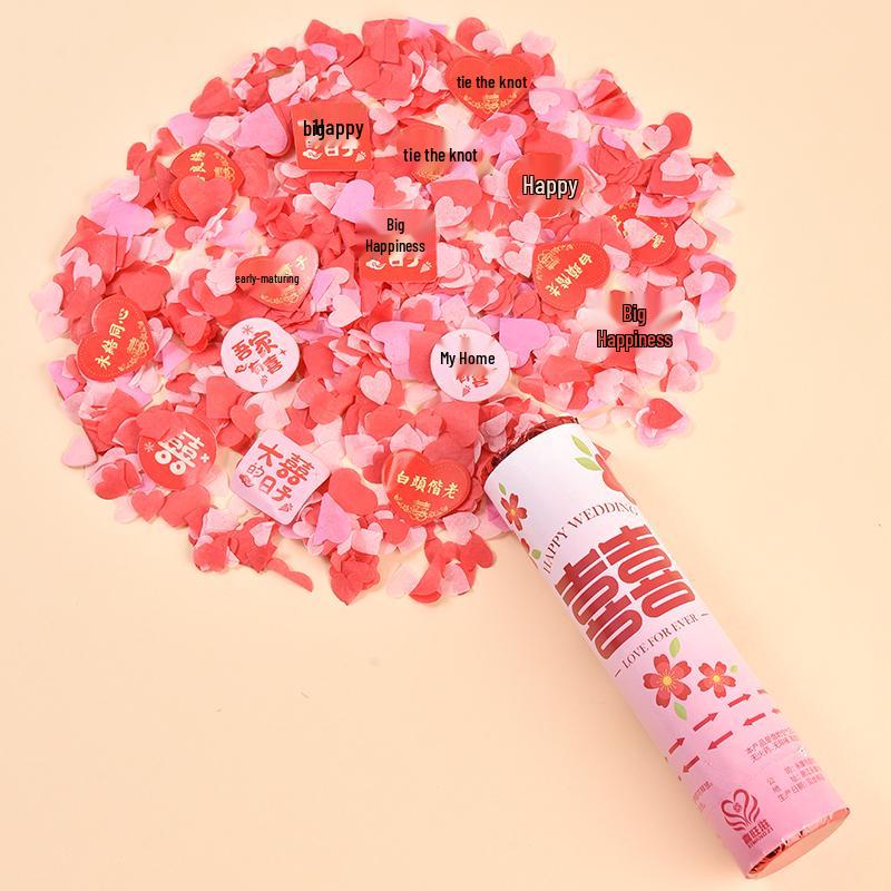 Handheld Wedding Confetti Cannon: Ideal for Bridal Games & Photos