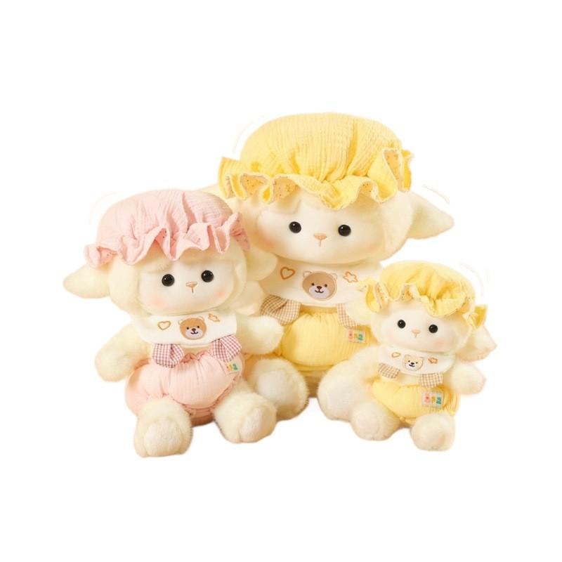 Plush Sheep Toy With Short Pile Fabric For Kids Gift And Collectible Cuddle Companion