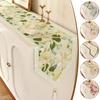 Nordic American Style Advanced Table Runner Cloth Print Side Cabinet Coffee Table Decor Dust Cover Countertop Dining Mat Long