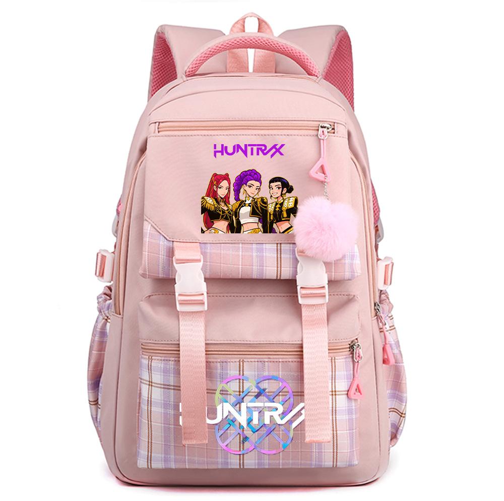 Cartoon K-Pop Printed Large Capacity Backpack for Teenger Student Girl Boy Schoolbag Bookbag Kid Gift Women Waterproof Travel Bag Rucksak
