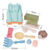 3/8 Stück Sandschaufel Kindersommerspielzeug Sandkasten für Kinder Outdoor Familie Lustige Geschenke Strandburg Eimer Spielsandset Spielzeug