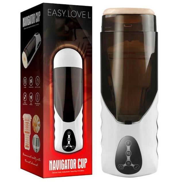 Fully Automatic Male Masturbator Cup Ejaculation Realistic Powerful Auto Sucking Channel Pocket Pussy Real Vagina Toys for Men