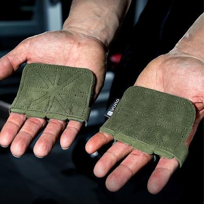 1Pc Guanti da palestra per sollevamento pesi in pelle Protezione del palmo per donne e uomini Fitness Sport Grip Pull Up Sollevamento pesi Antiscivolo
