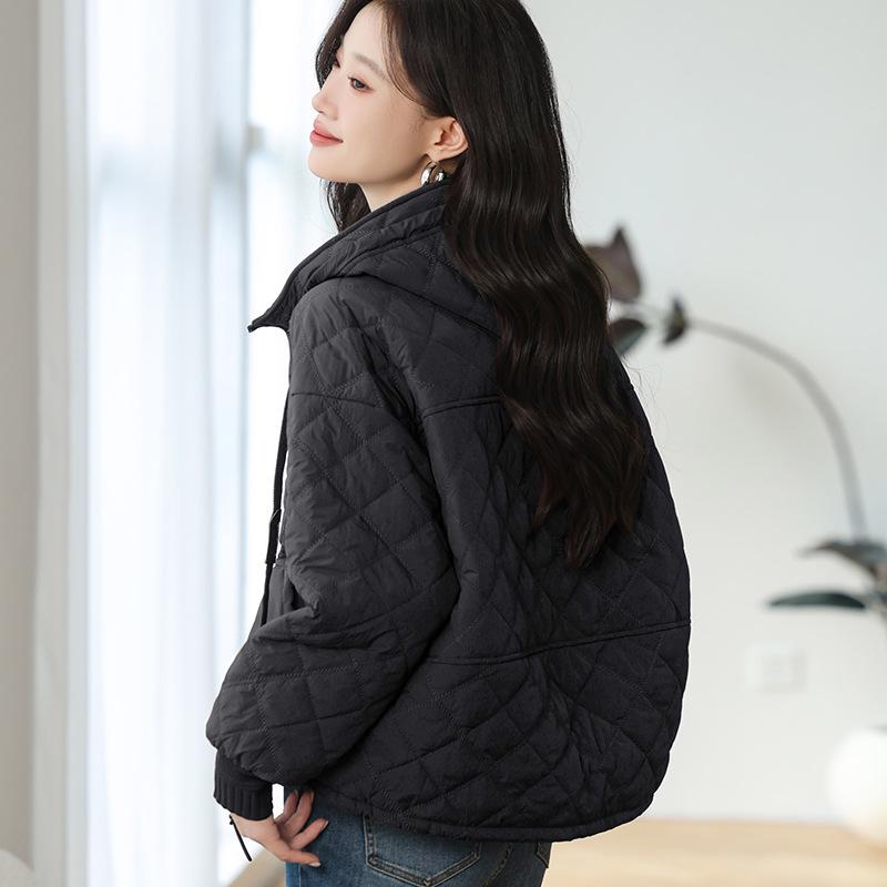 Women's 2024 Winter Casual Hooded Cotton-Padded Jacket - Loose, Plus Size, Thick, Warm, & Fashionable.