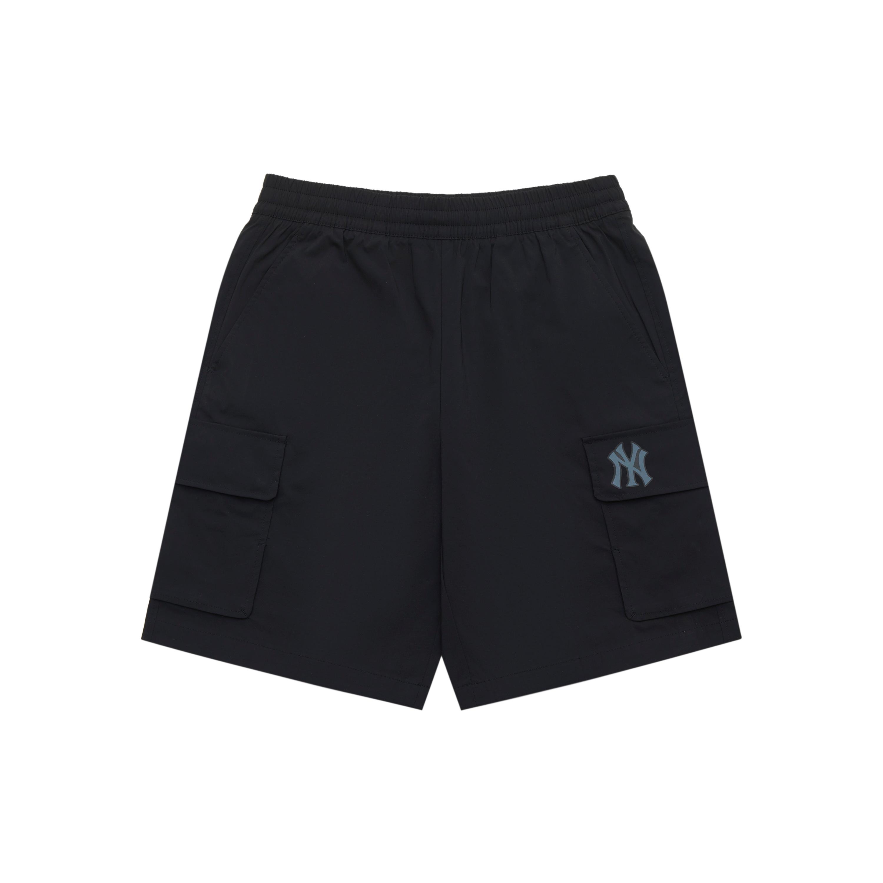 

New MLB New York Yankees MLB Basic Logo 24SS Casual Shorts Unisex Black 3ASMB0643-50BKS XS