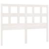 VidaXL Tête de lit Blanc 145,5x4x100 cm Bois massif de pin 818921