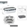 304 Stainless Steel 3-Compartment Lunch Box