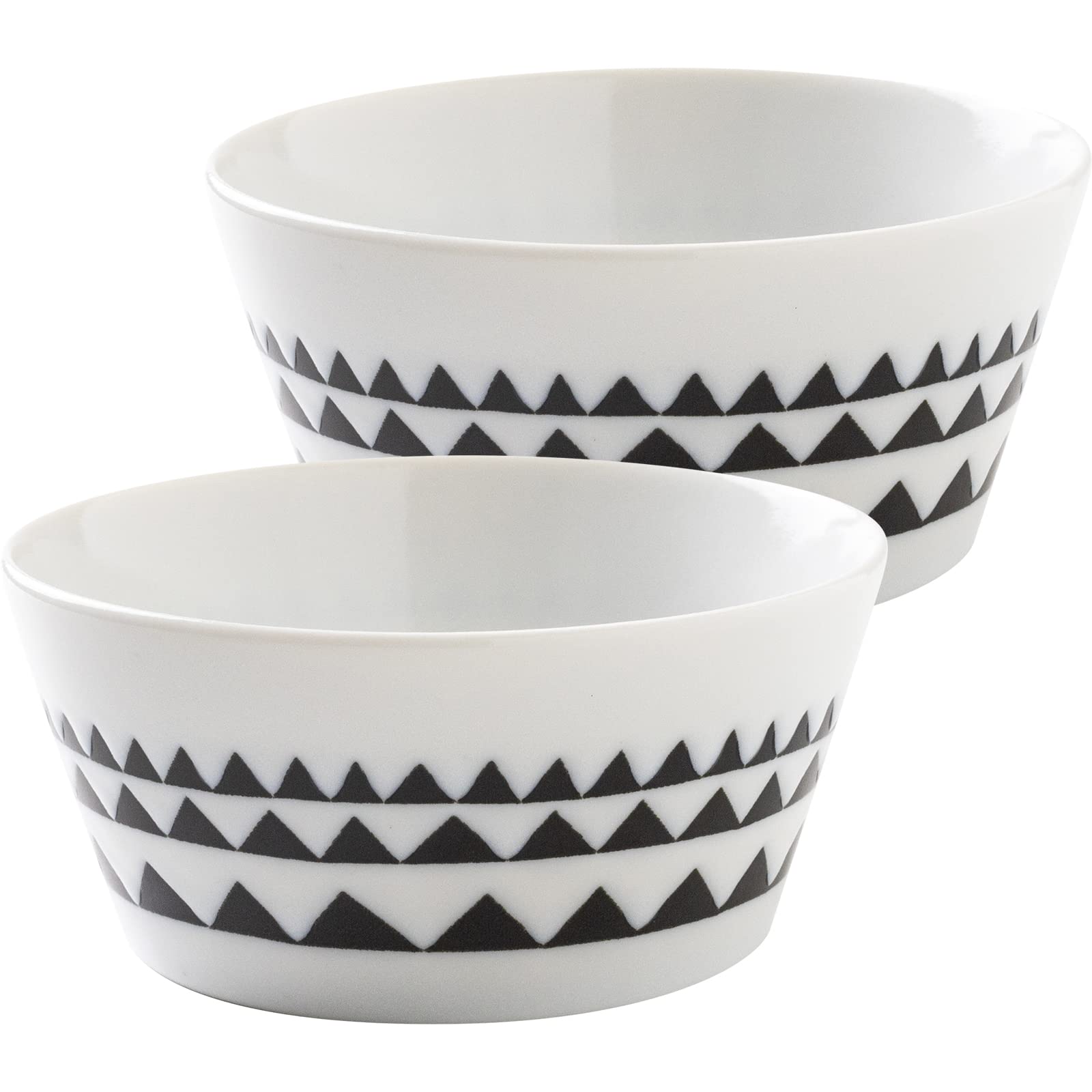 

Minoru Pottery Mino Ware PLANTAREE-TRIBAL- 130 Pack Bowl, White, Set of 2