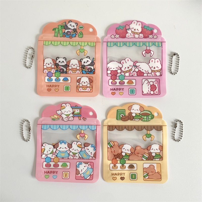 4PCS Cartoon Ita Bag Pins Badge Protector Case Candy Case Anime Badges Decoration Bag Accessories Pin Case Birthday Gift