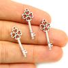 25x9mm 40pcs Bronze Antique Silver Plated Key Handmade Charms Pendant:DIY for bracelet necklace