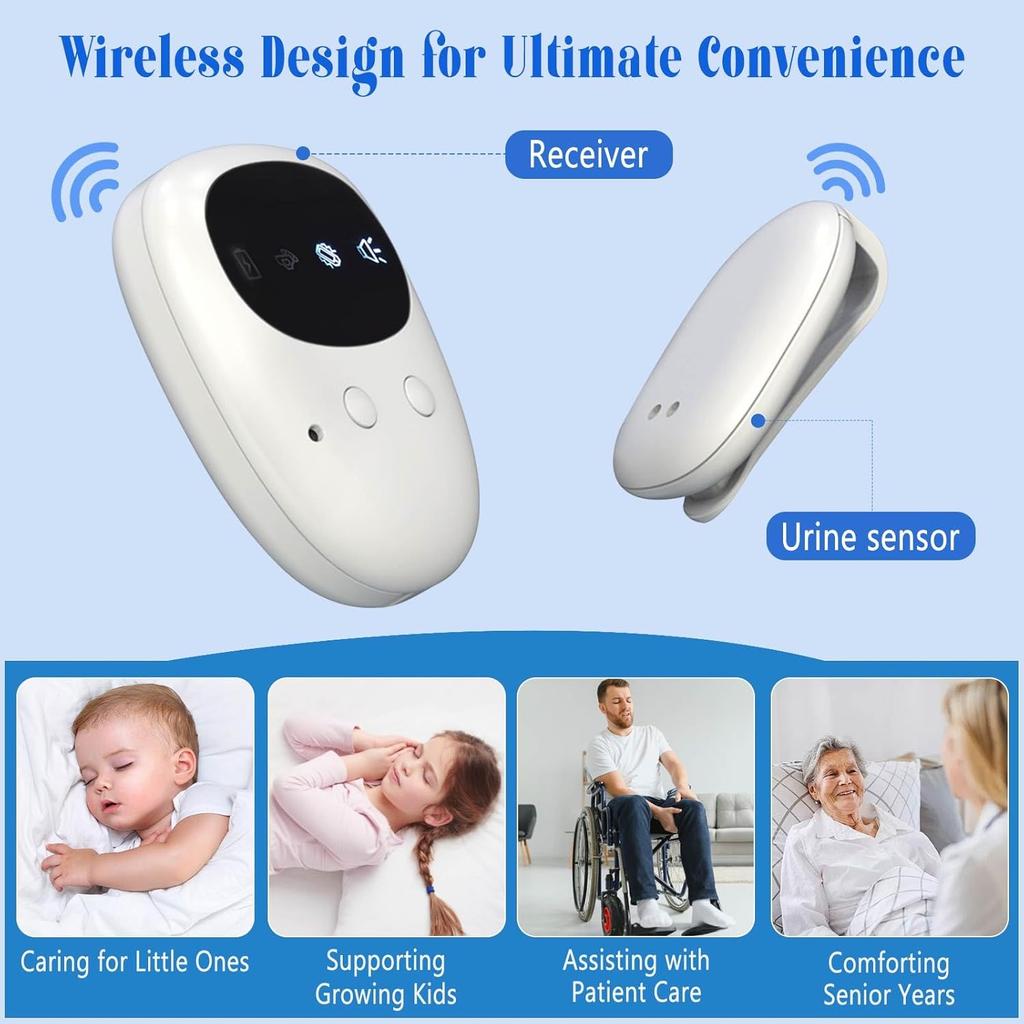 Bed Wetting Alarm for Girls Kids Boys Potty Training Alarm with Improved Sensor