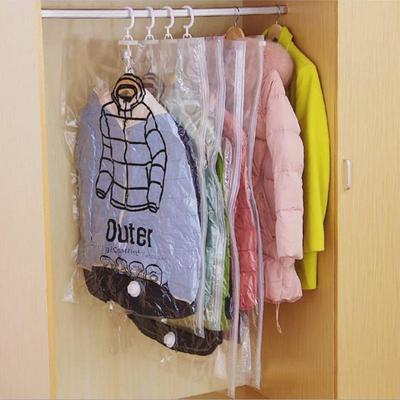 Transparent Hanging Dustproof Vacuum Storage Bag for Clothes