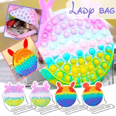 Push  Toy Pendant Bag ,Bubble  Toy Stress Relief Toys For Adult Kids