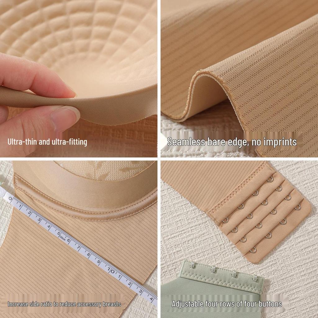 2026 Seamless Lift Push-up Bra - No Underwire, Armpit Fat Collection, Reduces Appearance of Large Breasts for Women