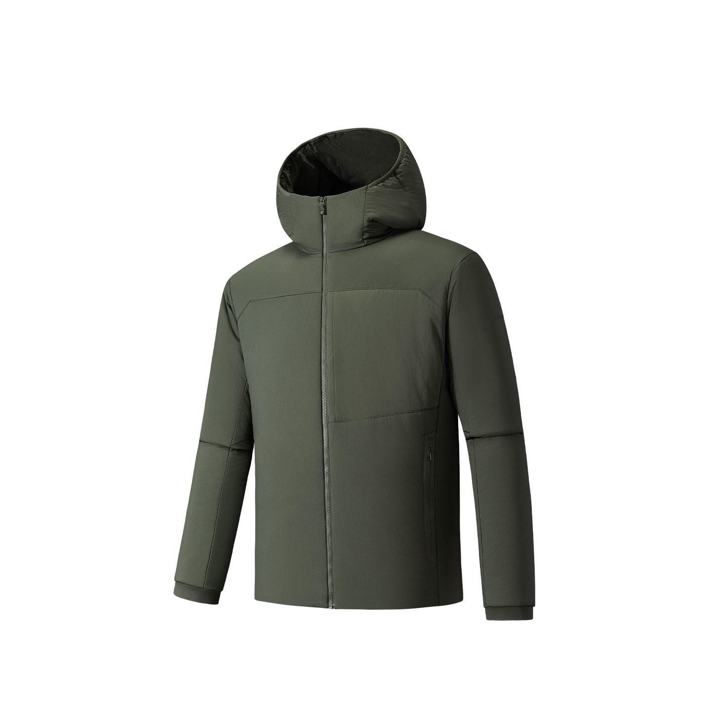 

Anta Champion Outdoor Hiking Series Куртка с капюшоном на молнии однотонная теплая хлопковая мужская куртки 152540802-1 M