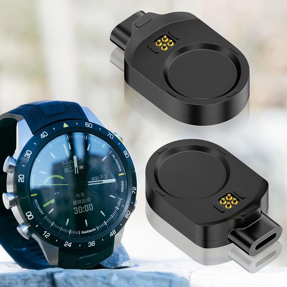8 Pin/Type C To Garmin MARQ 2 MARQ (Gen 2) Watch Charger Connector Stable Charging Cable Converter Plug and Play for Home Travel