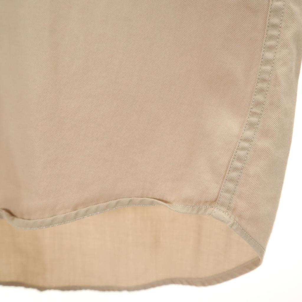 GUCCI made in Italy Long sleeve skinny Button down shirt 38 beige Men's Used