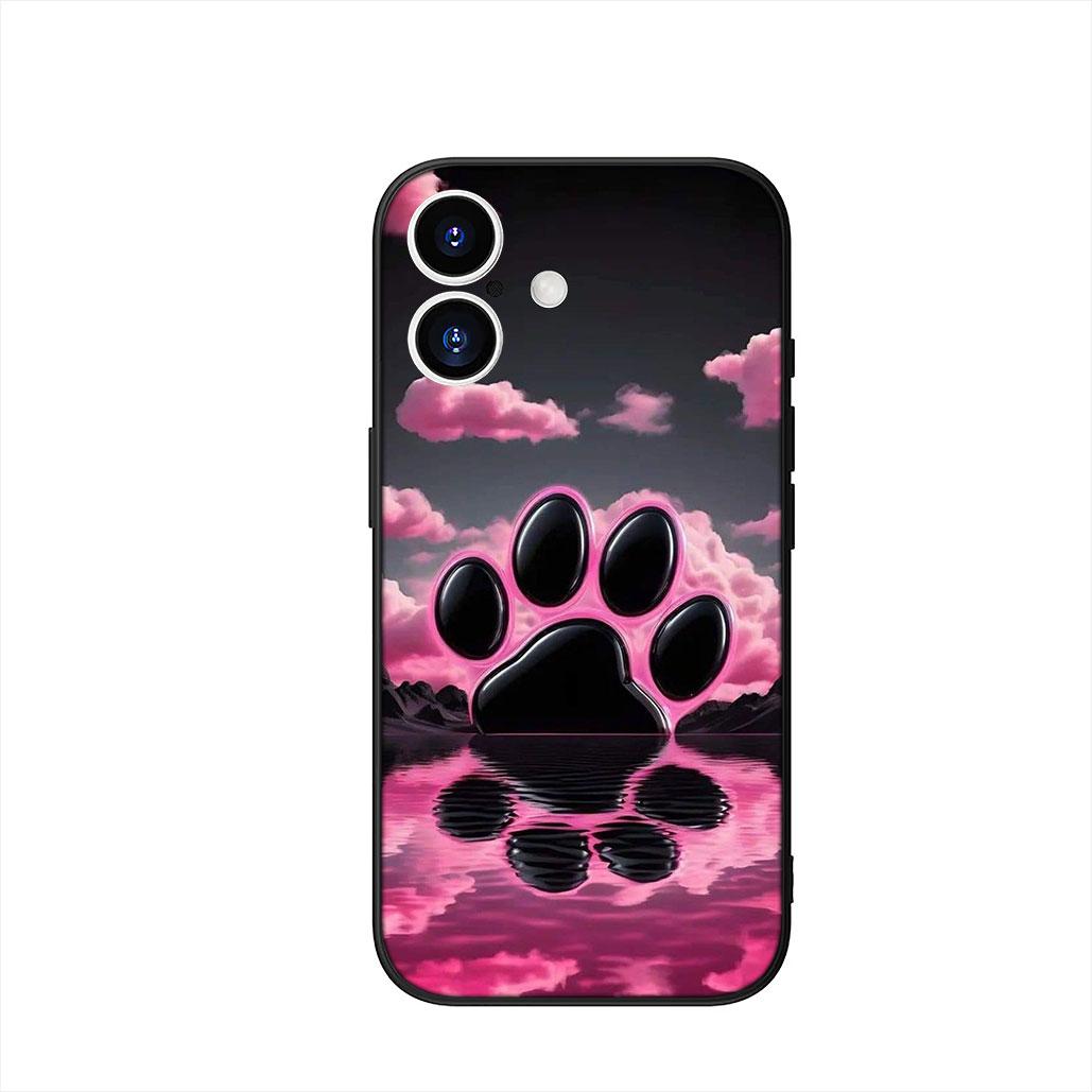 

Cute Dog Cat Paw Cover Phone Case for Samsung Galaxy S25 S23 S22 S24 FE Ultra Plus A56 A05 A06 A15 A16 A57 S7 Edge Galaxy S24 FE