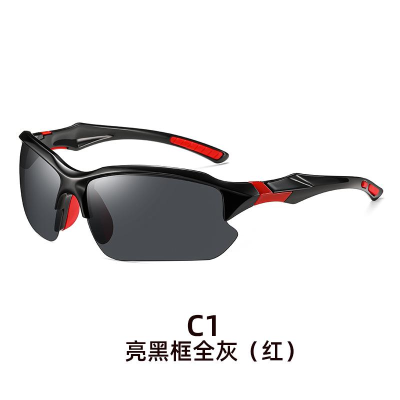 New Sports Wrap Around Sunglasses For Women Men Large One Piece Sun Shades For Cycling Fishing Skiing Fashion Sun Glasses Uv400