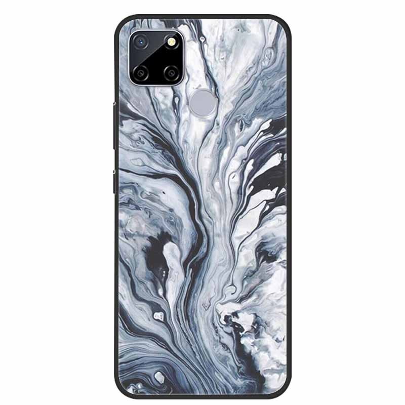 Für Realme C25 Hülle Marmor Silikon TPU Weiche Abdeckung Handyhülle Für OPPO Realme C25S C25 S Funda Stoßfest Coque RMX3191 Capa