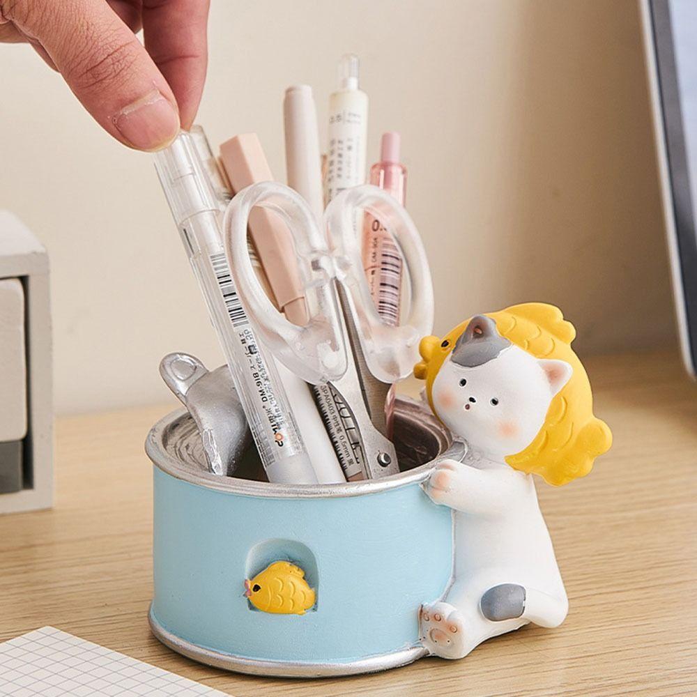 Cartoon-Tiere Ornamente Raumdeko Gartenbau Make-up-Pinselhalter Stiftehalter Behälter Schüler