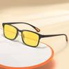 Small Square Frame Anti-blue Light Night Vision Glasses Men Night Anti-far-sighted Mobile Phone Computer Eye Protection Glasses