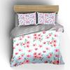 Floral Themed Three-Piece Set Exquisite Three-Piece Bedding Set Gift For Kids And Adults