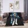 Serial Designation N Murder Drones Blanket Coral Fleece Plush Textile Decor Warm Throw Blanket for Sofa Bedroom Bedding Throws