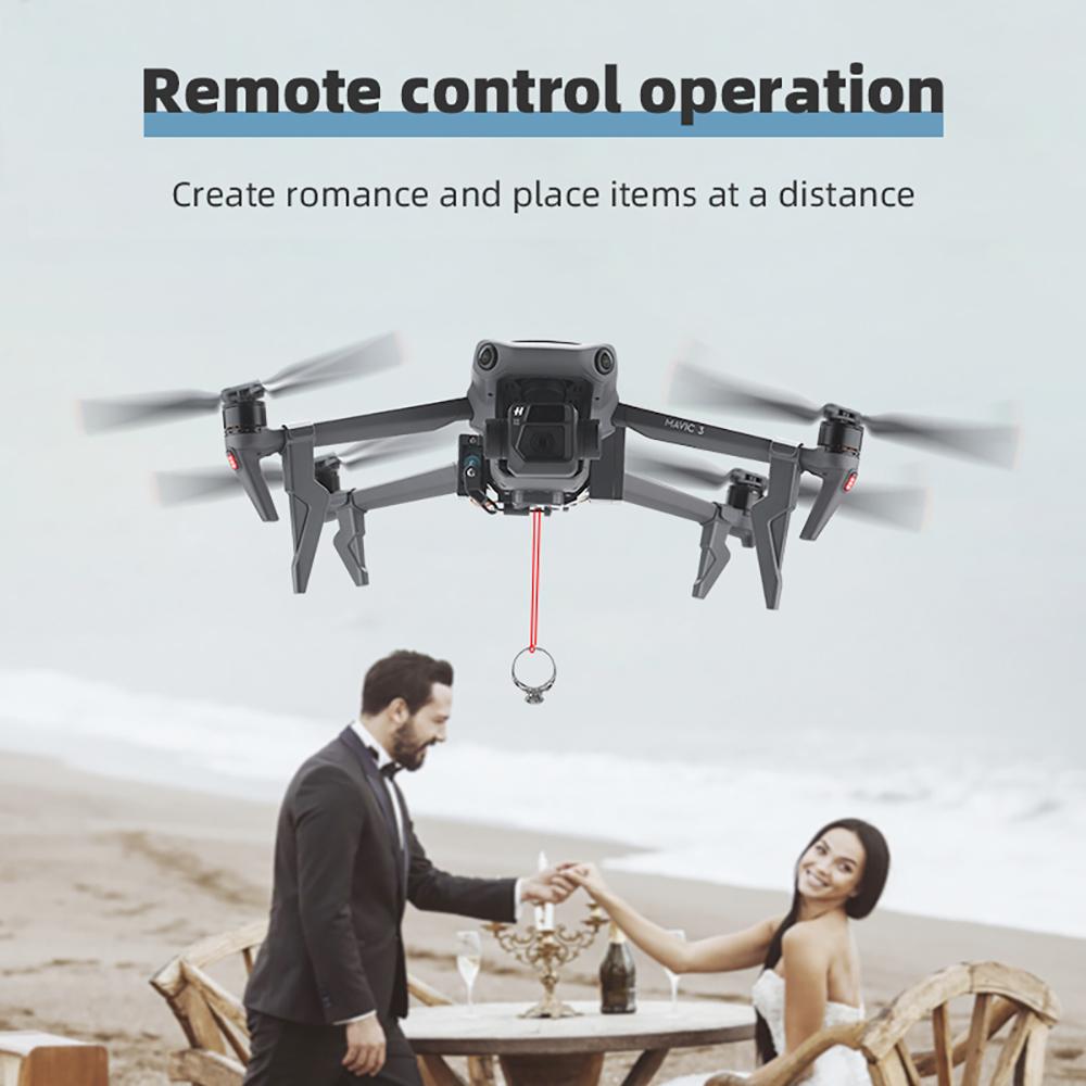 BRDRC Mavic 3 Payload Airdrop Release Drop Device for DJI Mavic 3 Pro Drone Accessorise Delivery Fishing Bait Transport Dropper