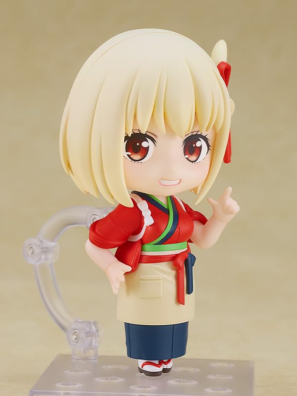 Nendoroid Licorice Recoil Chizuku Nishikigi Cafe Licolico Uniform Plastic Painted Movable Figure Ver. Non-scale