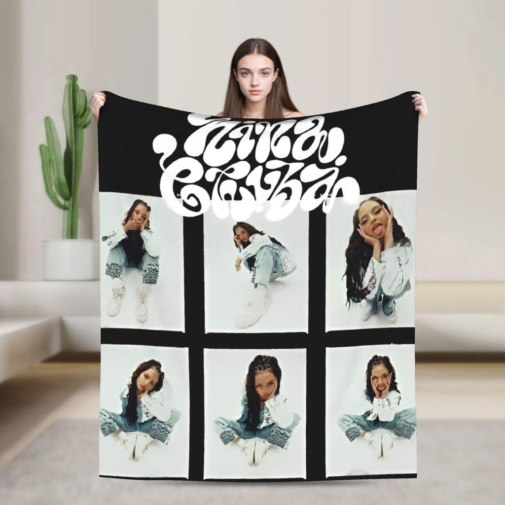 Warm Blanket Travel Office Nina Chuba 2025 Tour  Throw Blanket  Flannel Bedspread For Couch Chair Street Trend Sofa Bed Cover