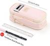Large Capacity Pen Case with Multifunctional Tool Pen for Junior High and University Students Business Canvas with Gusset Gusset, Case/Pouch