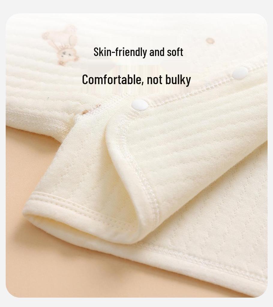 Pure Cotton Baby Sleep Vest for Shoulder Protection and Cold Prevention