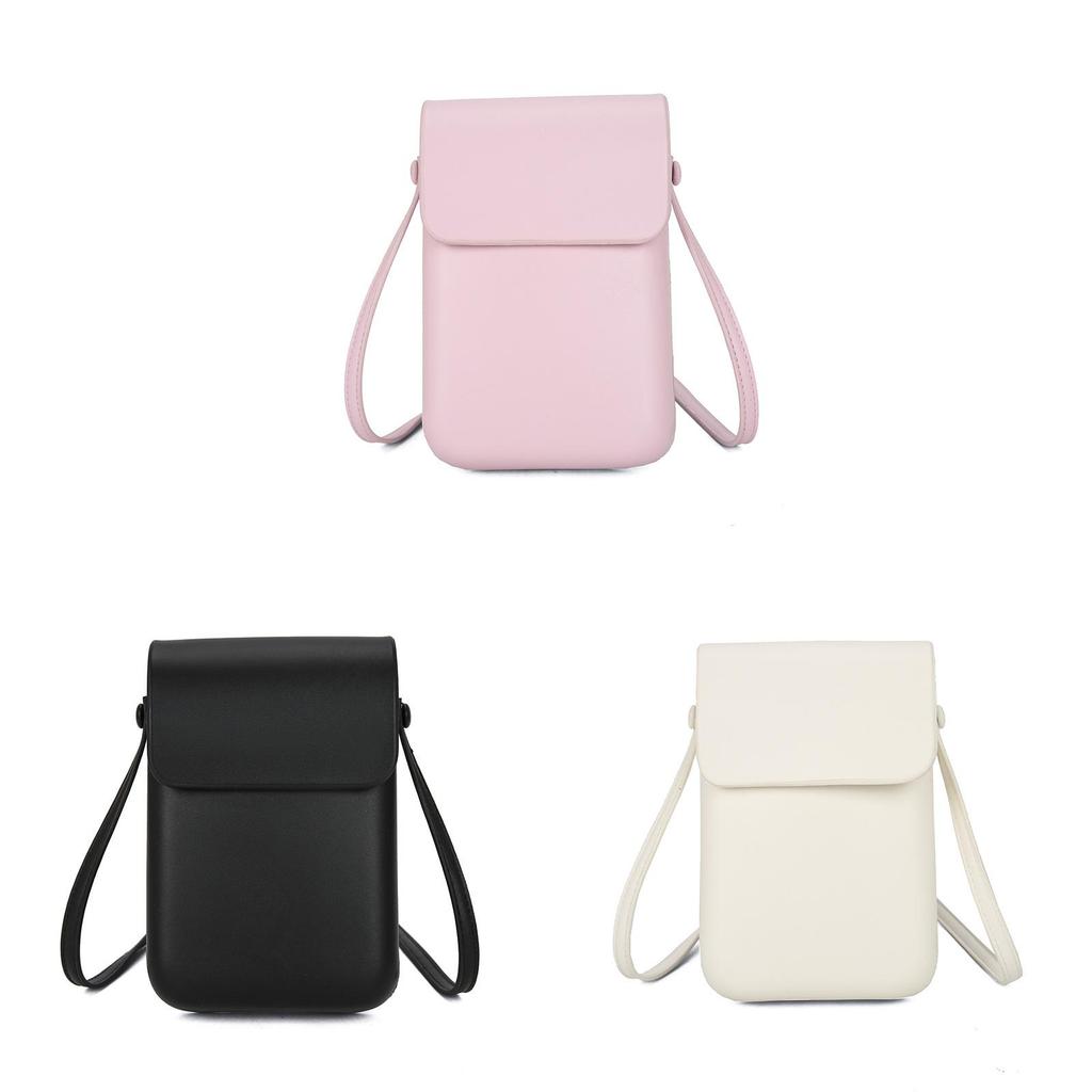Pu Minimalist Square Crossbody Bag For Women With Magnetic Closure And Phone Pocket