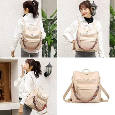 Umwandelbare Rucksack-Handtaschen aus Premium-Leder für Damen
