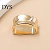 Irregular Curved Scarf Ring Oblate Ring, Geometric Simple Clip, Modern Women Jewelry Holder for Neckerchiefs Scarves Shirts High-end