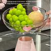 Creative Anti-Rot Fruit Plate with Water Draining Base Elegant Home Decor Coffee Table Centerpiece New Model