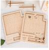 Children's Wooden Educational Tetris Calendar Puzzle Game