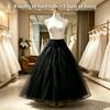 Weiß Schwarz Flauschig 4/6/8 Lagen Design Ohne Reif Unterrock Hochzeitskleid Krinoline Braut Ballkleid Unterrock Gefütterter Rock Partykleid Cosplay