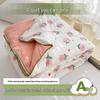 Class A Washed Cotton Double-Layer Gauze Soybean Fiber Summer Quilt – Cool, Airy, Machine Washable, Ideal for Air-Conditioning.